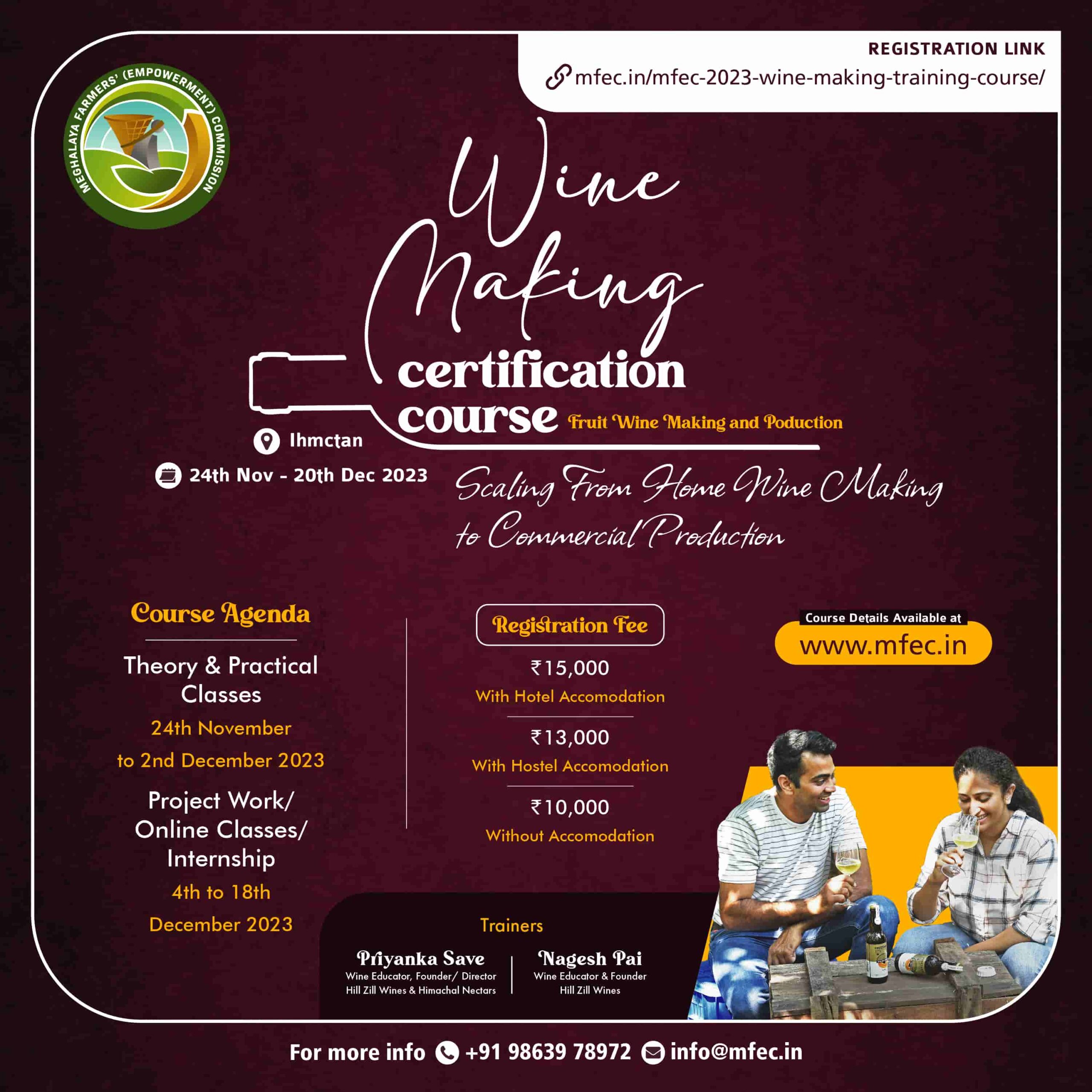 MFEC Wine Making Certification